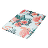Flamingo Pattern Badematte (Schrägansicht)