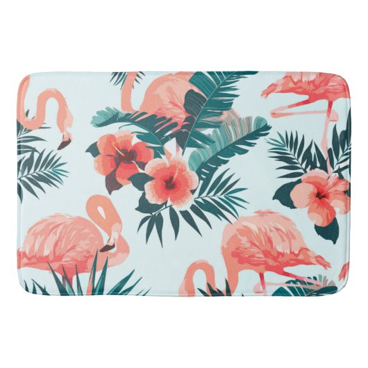 Flamingo Pattern Badematte (Vorderseite)