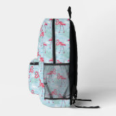 Flamingo Pattern Bedruckter Rucksack (Rechts)