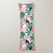 Flamingo Pattern Body Pillow Seitenschläferkissen (Rückseite (Vertikal))