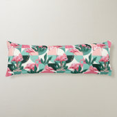 Flamingo Pattern Body Pillow Seitenschläferkissen (Vorderseite)