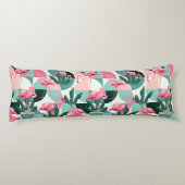 Flamingo Pattern Body Pillow Seitenschläferkissen (Rückseite)
