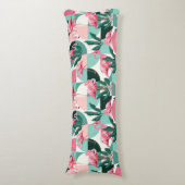 Flamingo Pattern Body Pillow Seitenschläferkissen (Vorderseite Vertikal)