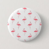 Flamingo Pattern Drucktaste Button (Vorderseite)