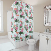 Flamingo Pattern Duschvorhang (Beispiel)
