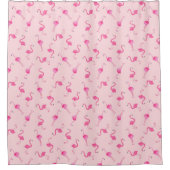 Flamingo Pattern Duschvorhang (Vorderseite)