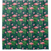 Flamingo Pattern Duschvorhang (Vorderseite)