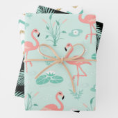 Flamingo Pattern Geschenkpapier Set (Beispiel)