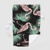Flamingo Pattern Golfhandtuch (Insitu)