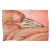 Flamingo Pattern Kissenbezug (Vorderseite-Links)