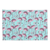 Flamingo Pattern Kissenbezug (Rückseite-Rechts)