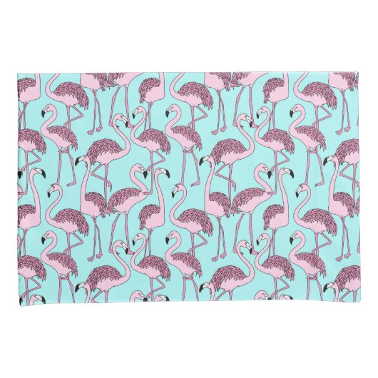 Flamingo Pattern Kissenbezug (Vorderseite-Rechts)