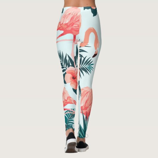 Flamingo Pattern Leggings (Rückseite)
