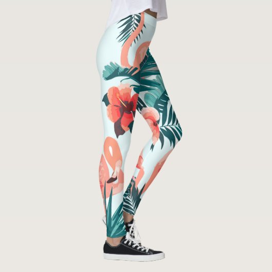 Flamingo Pattern Leggings (Rechts)