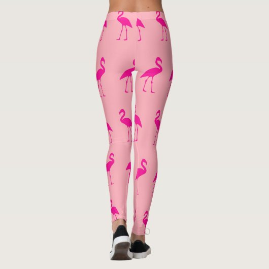 Flamingo Pattern Leggings (Rückseite)