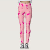 Flamingo Pattern Leggings (Vorderseite)