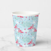 Flamingo Pattern Pappbecher (Rechts)