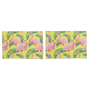 Flamingo Pattern Pillow Case Kissenbezug