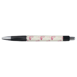Flamingo Pattern Pink Kugelschreiber