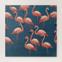 Flamingo Pattern Puzzle