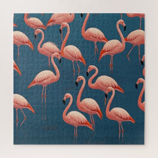 Flamingo Pattern Puzzle (Vertikal)