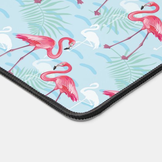 Flamingo Pattern Schreibtischunterlage (Ecke)