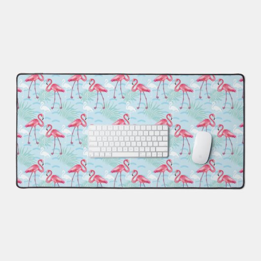 Flamingo Pattern Schreibtischunterlage (Tastatur & Maus)