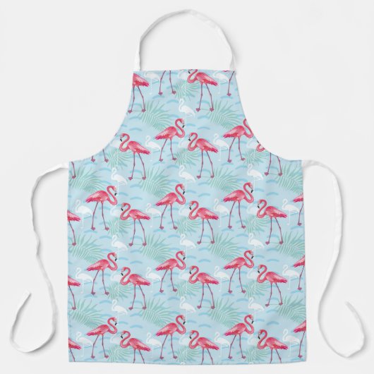 Flamingo Pattern Schürze (Vorderseite)