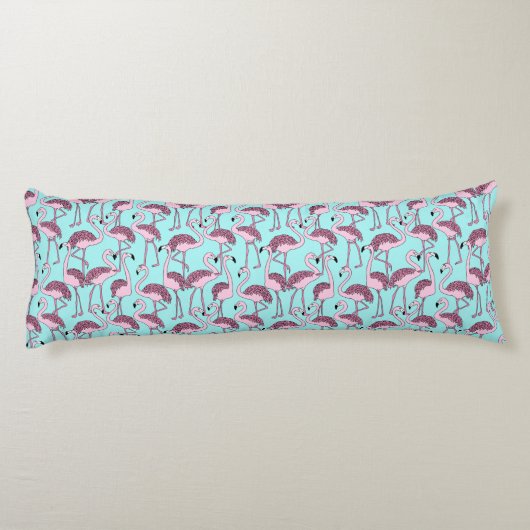 Flamingo Pattern Seitenschläferkissen (Rückseite)