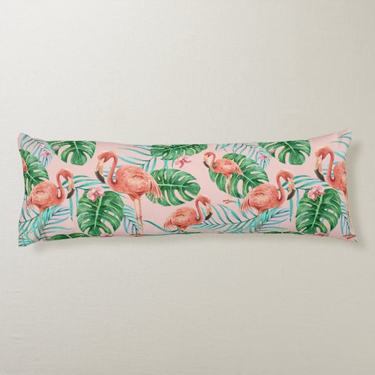 Flamingo Pattern Seitenschläferkissen (Rückseite)