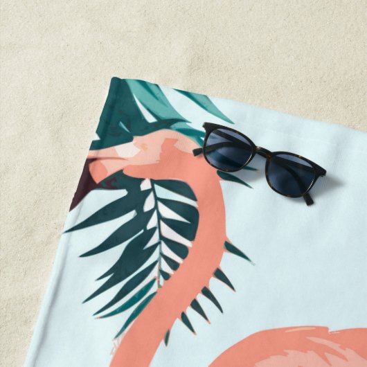 Flamingo Pattern Strandtuch (Beispiel)