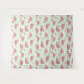 Flamingo Pattern Wandteppiche (Vorderseite (Horizontal))