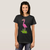 Flamingo Pensioner Hat T-Shirt (Vorne ganz)