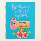 FLAMINGO PERSONALISIERT PLANNER PLANER (Vorderseite)