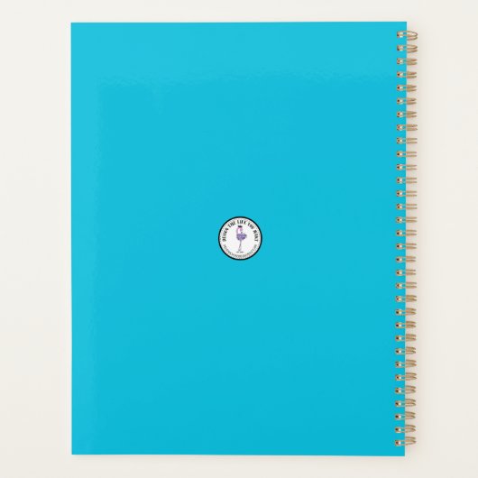 FLAMINGO PERSONALISIERT PLANNER PLANER (Rückseite)