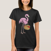 Flamingo Picnic Basket T-Shirt (Vorderseite)