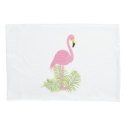 Flamingo Pillowcase Kissenbezug (Vorderseite)