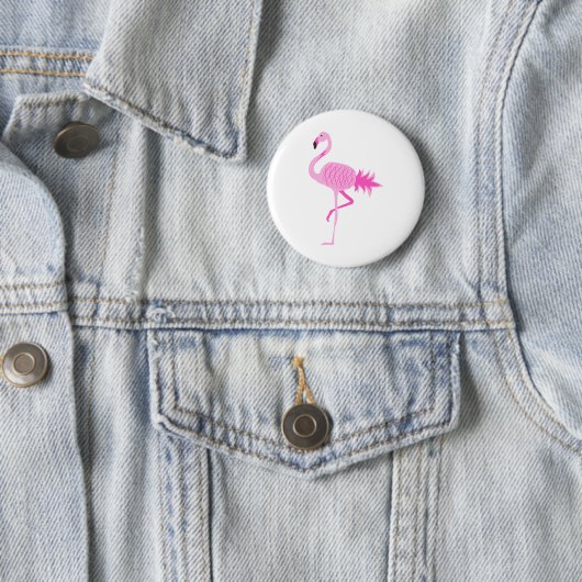 Flamingo Pineaple Button (Beispiel)