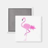Flamingo Pineaple Magnet (Vorderseite/Rückseite)