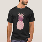 Flamingo Pink Ananas T-Shirt (Vorderseite)