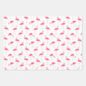 Flamingo Pink Bird Nature Tropical Bird Geschenkpapier Set (Vorderseite)