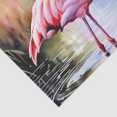 Flamingo Pink Bird Seidenpapier (Ausschnitt)