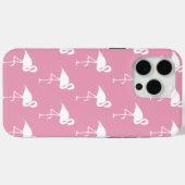 Flamingo Pink Case-Mate iPhone Hülle (Rückseite (Horizontal))