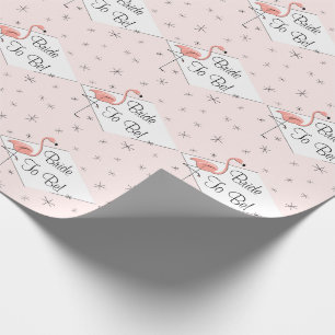 Flamingo Pink Diamant Bridge to Be! Packpapier