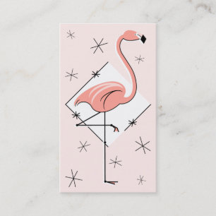Flamingo Pink Diamant Visitenkarte