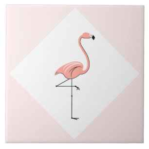 Flamingo Pink Diamond flip Fliese