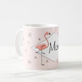 Flamingo Pink Diamond Mama Tasse (Vorderseite Links)