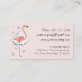 Flamingo Pink Diamond Visitenkarte Seitentext (Rückseite)