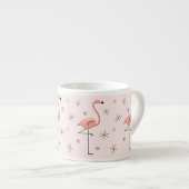 Flamingo Pink Espresso Tasse (Vorderseite Rechts)