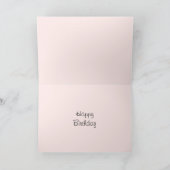 Flamingo Pink Fabulous Friend! Karte (Innenseite)